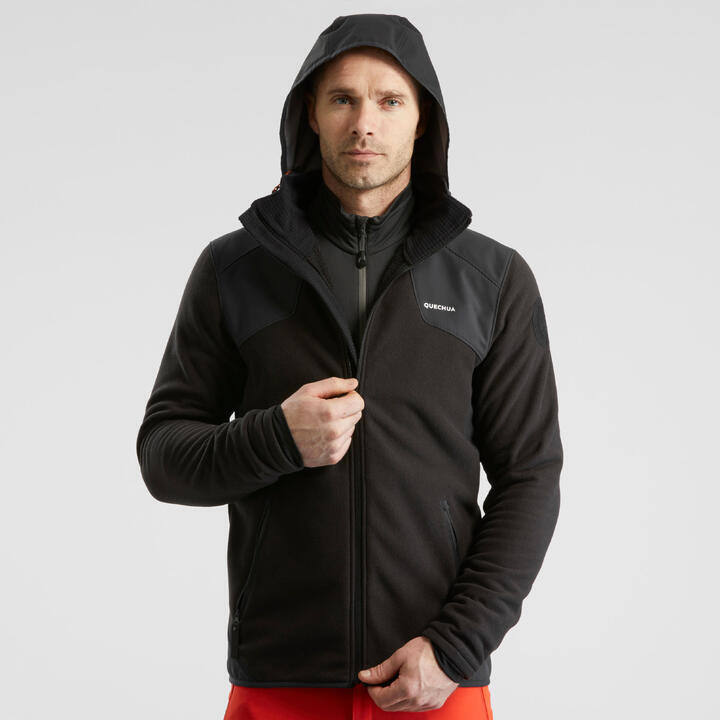 Quechua Refurbished Mens Hiking Warm Fleece Jacket