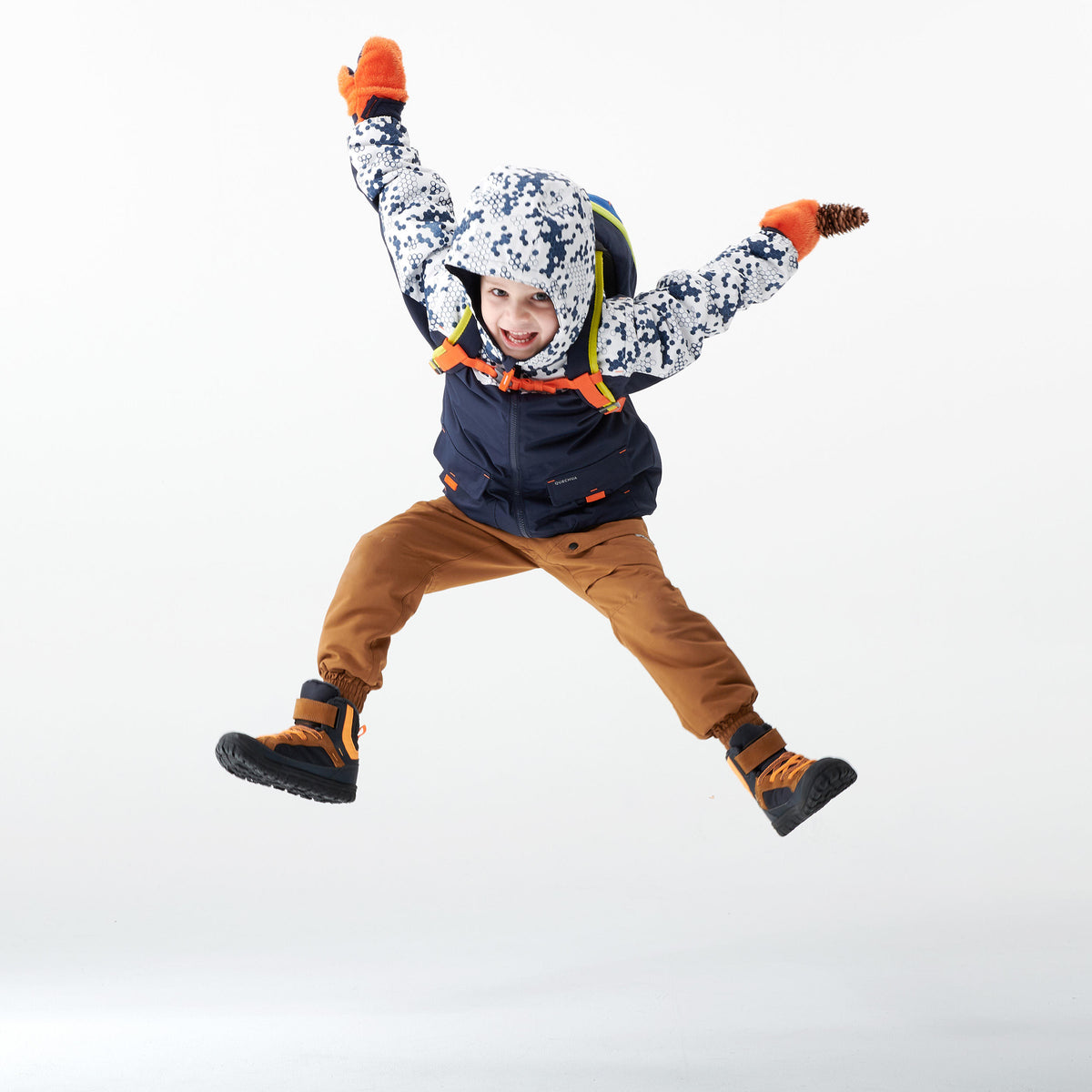Quechua Children's Warm Water-repellent Hiking Trousers - SH100 - Age 2