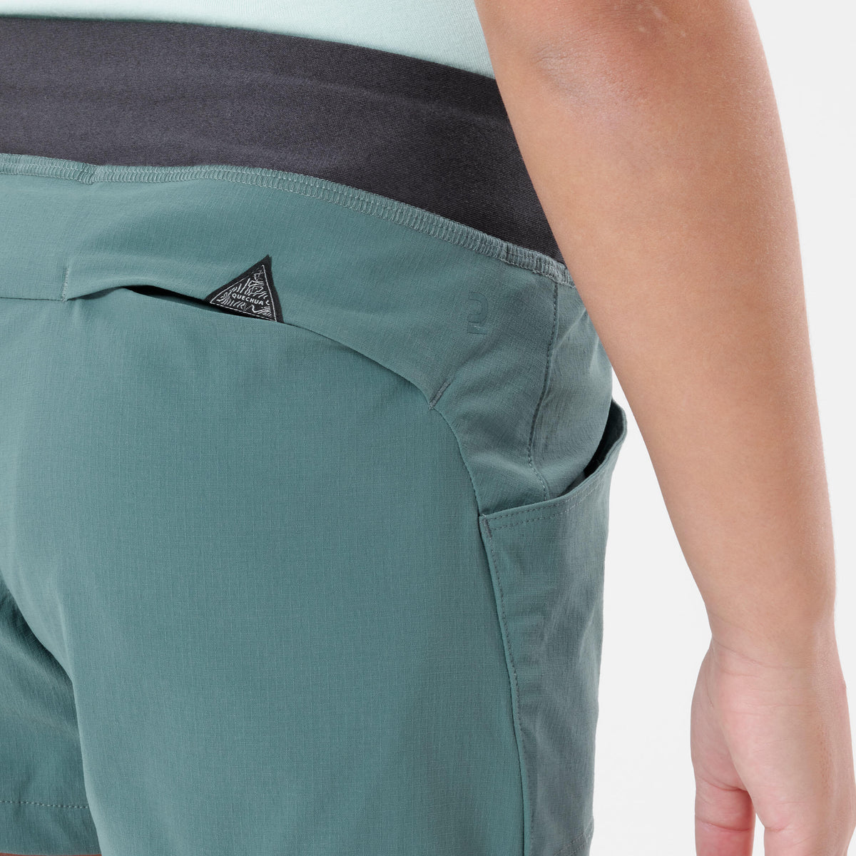 Quechua Hiking Shorts - MH500 - Dark Grey - Children 7