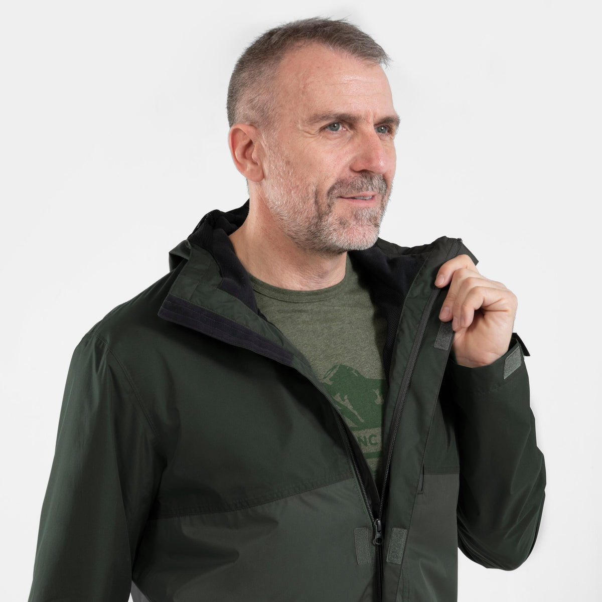 Quechua Men’s Waterproof Hiking Jacket NH500 Imper