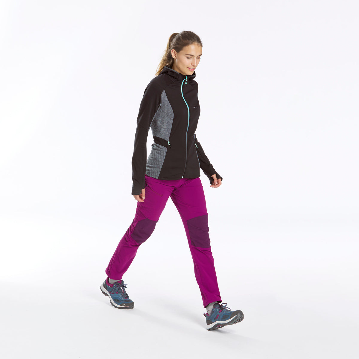 Quechua Women's Hiking Thin Fleece Jacket