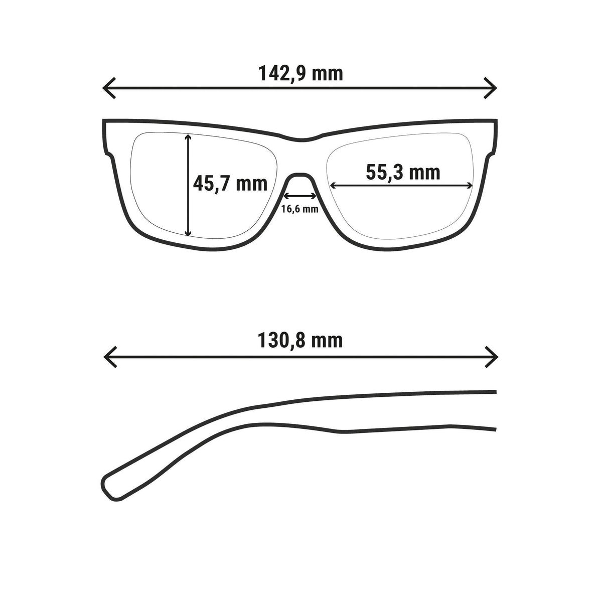 Quechua Adults Hiking Sunglasses - MH120