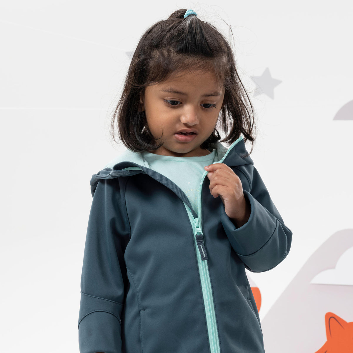 Quechua Kids’ Softshell Hiking Jacket MH550 2-6 Years