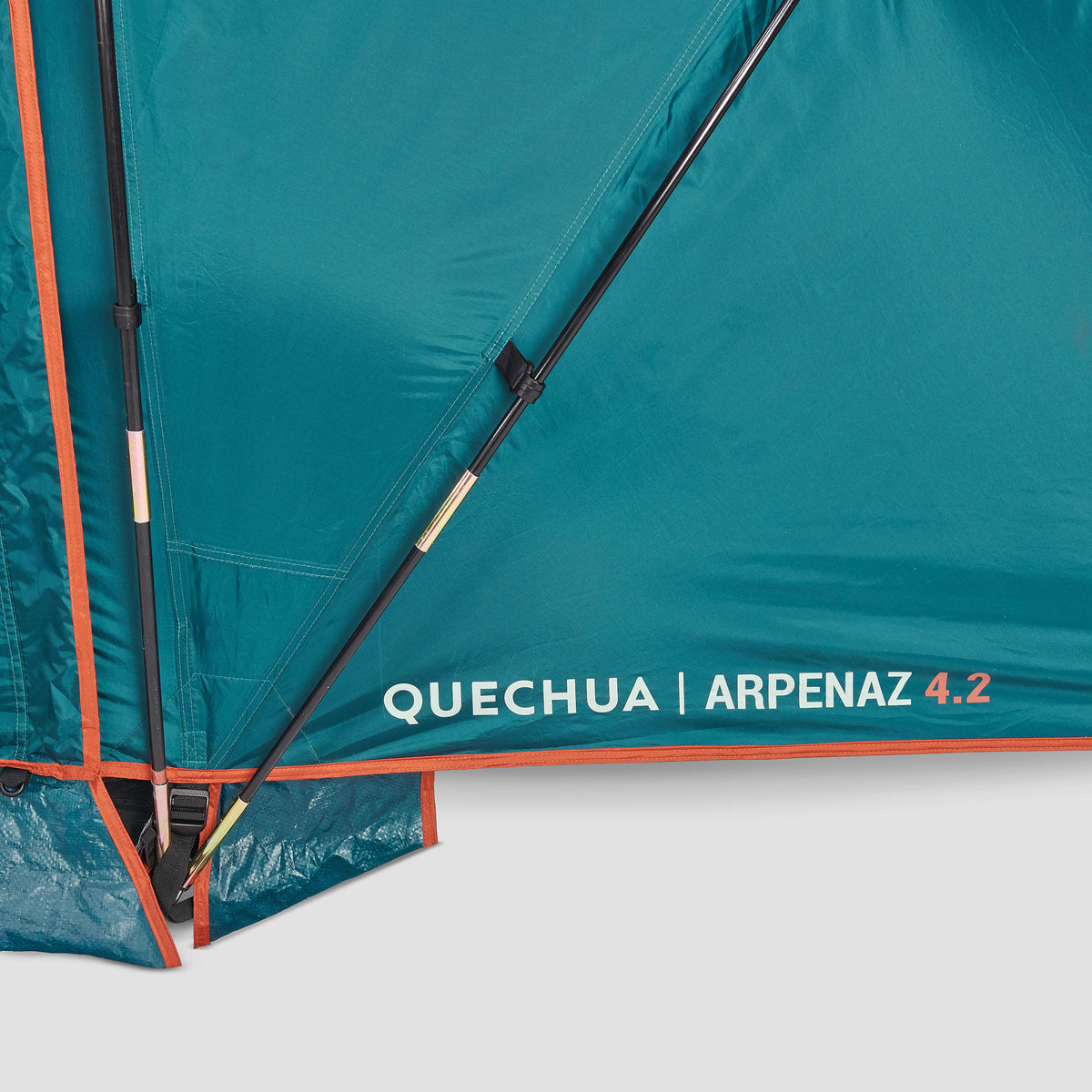 Quechua 4 Man Tent With Poles - Arpenaz 4.2