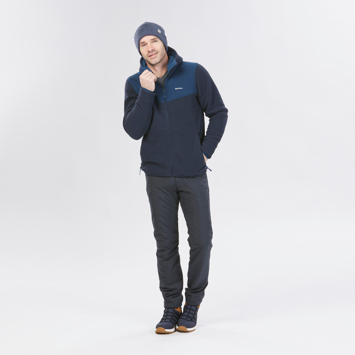 Quechua Men’s Warm Hiking Fleece Jacket - SH100 U