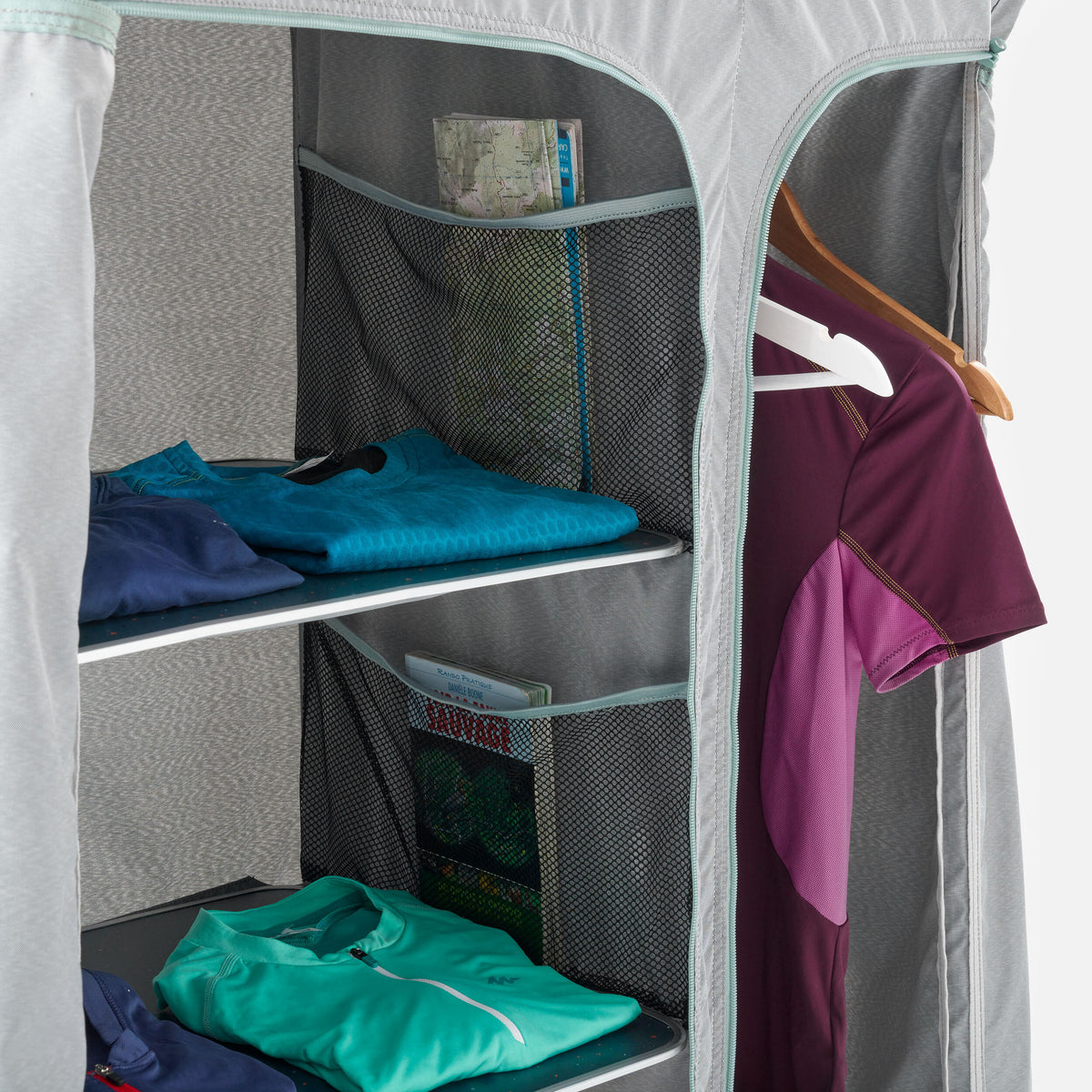 Quechua Large Folding And Compact Camping Wardrobe 