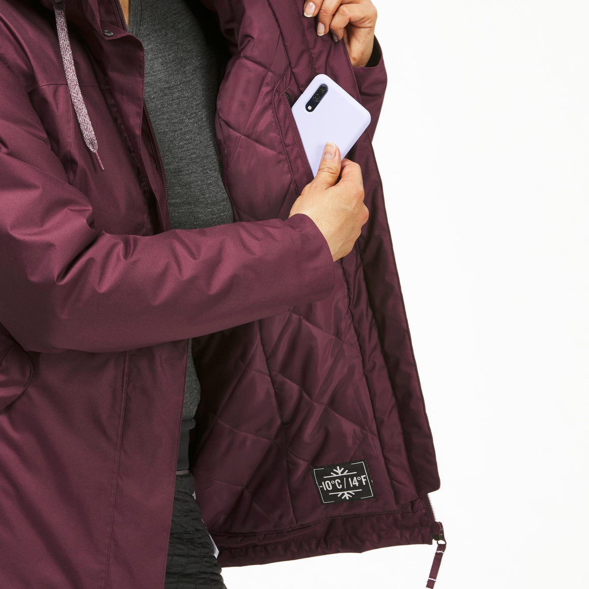 Quechua Women’s Hiking Waterproof Winter Jacket - SH500 