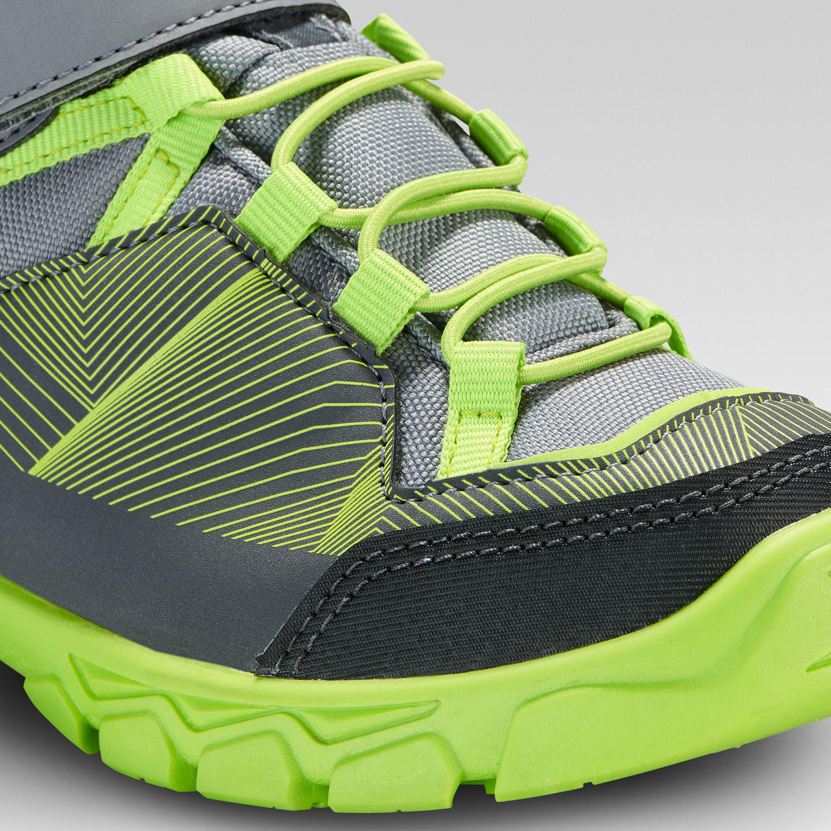 Quechua Kids' Waterproof Walking Shoes - MH120 MID Blue - Size Jr. 10 