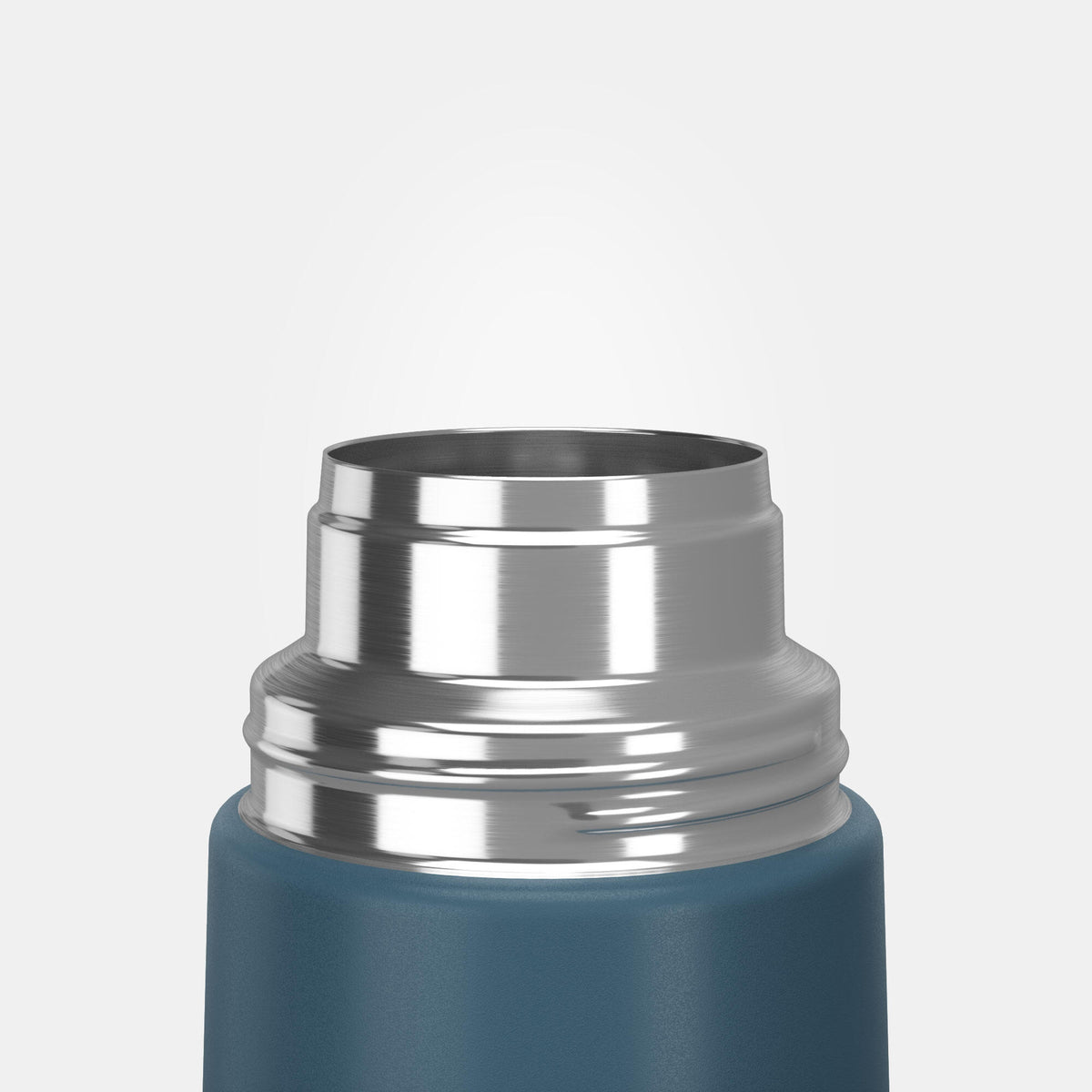 Quechua Stainless Steel Insulated Hiking Bottle 1 L Blue