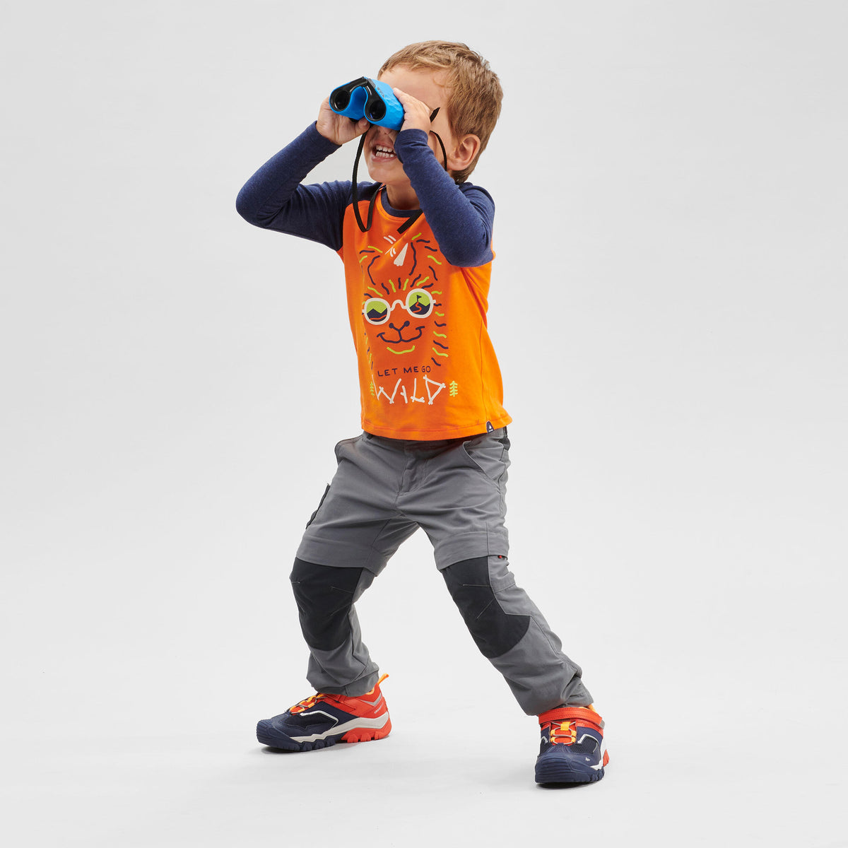 Quechua Kids' Hiking Zip-Off Trousers MH500 2