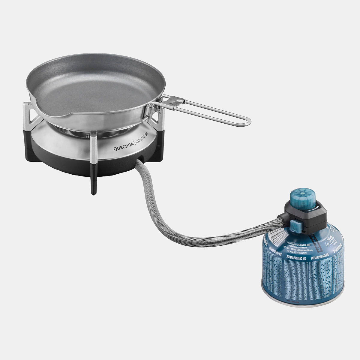 Quechua Remote Camping Gas Stove With Integrated Lighter - MH500