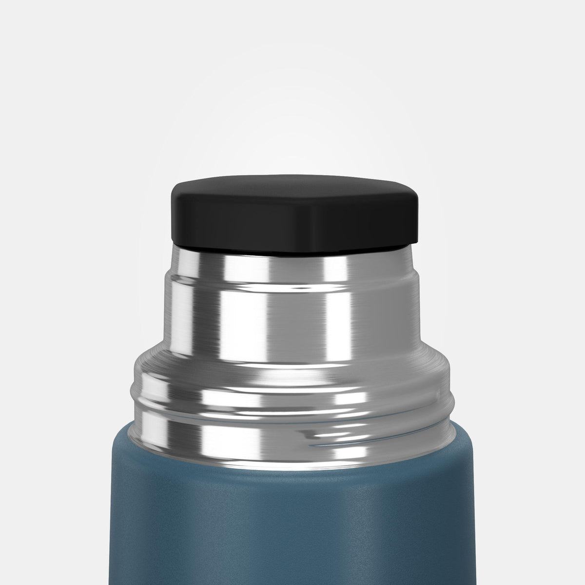 Quechua Stainless Steel Insulated Hiking Bottle 1 L Blue