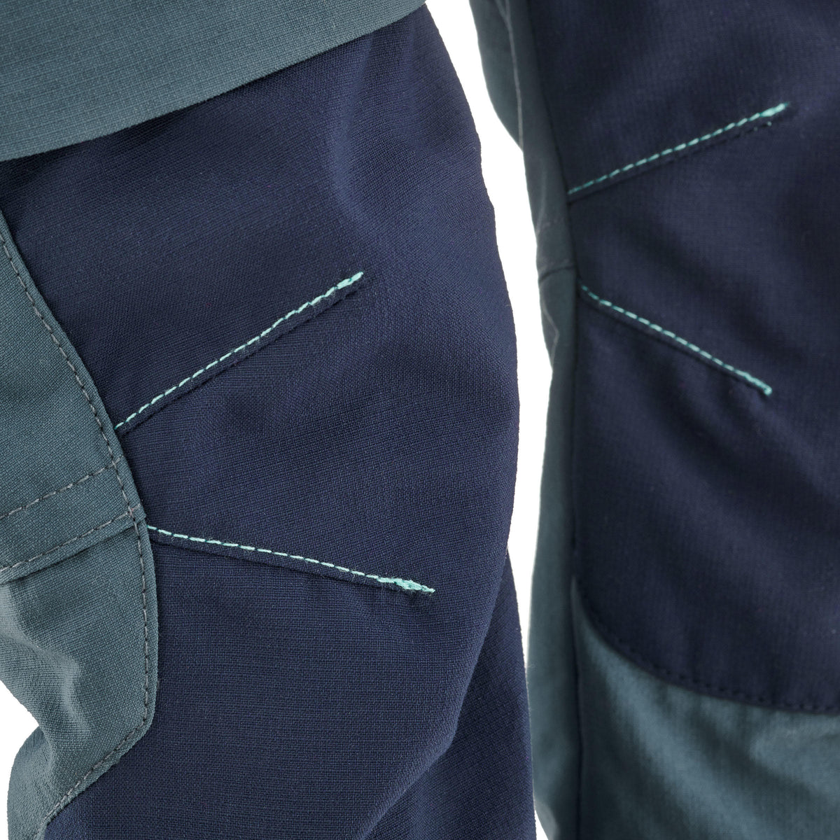 Quechua Modular Hiking Trousers - MH500 KID Grey/blue - Children 2