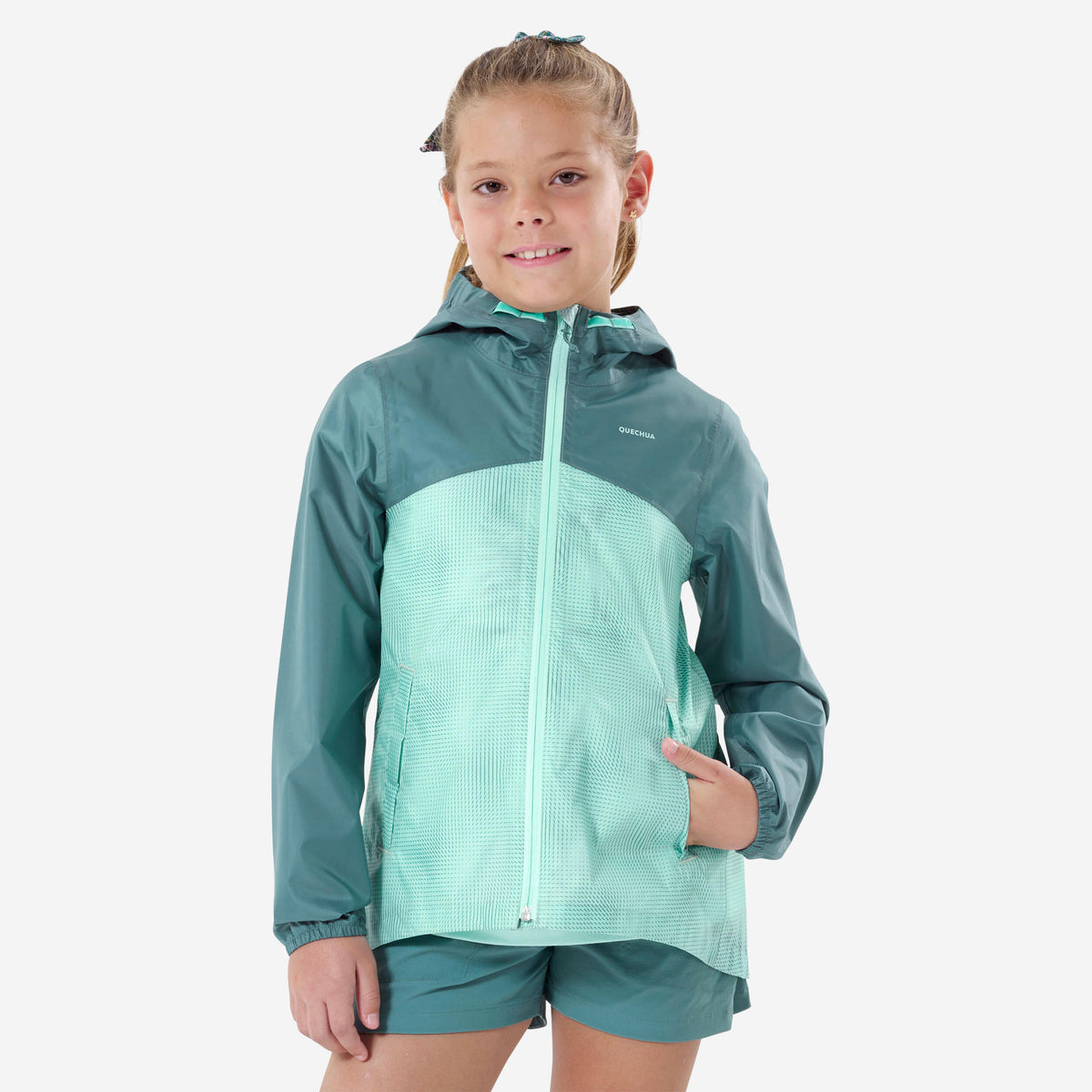 Quechua Kids' Hiking Waterproof Jacket MH150 7-15 Years 