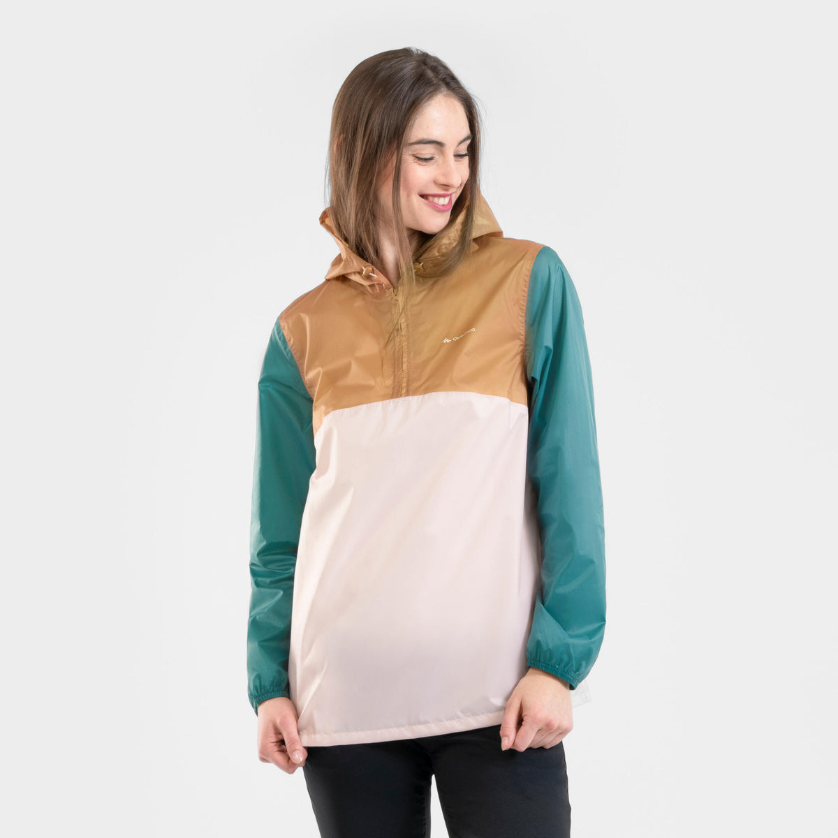 Quechua Women's Windproof And Water-repellent Hiking Jacket 