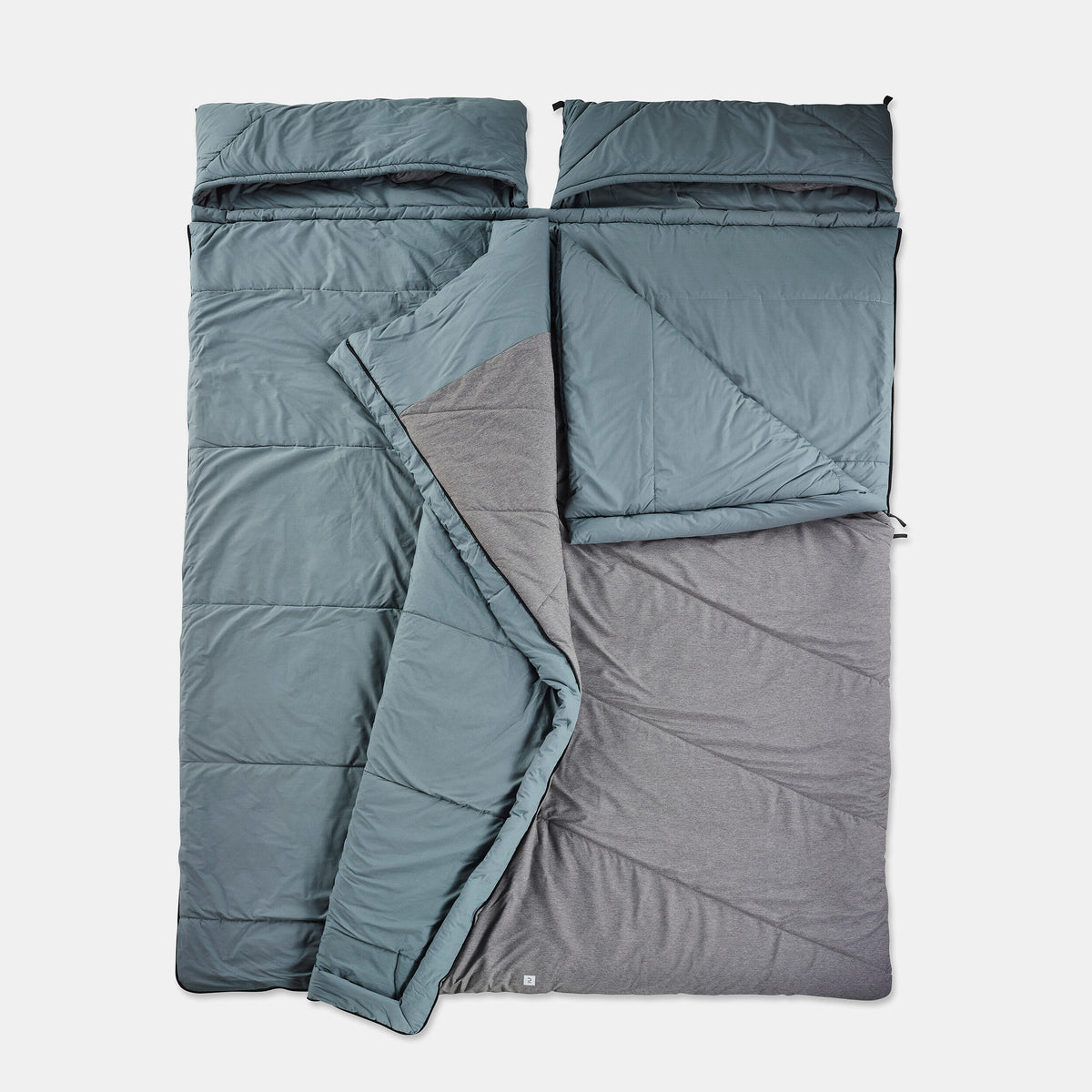 Quechua CAMPING SLEEPING BAG - ARPENAZ 0° COTTON DOUBLE 