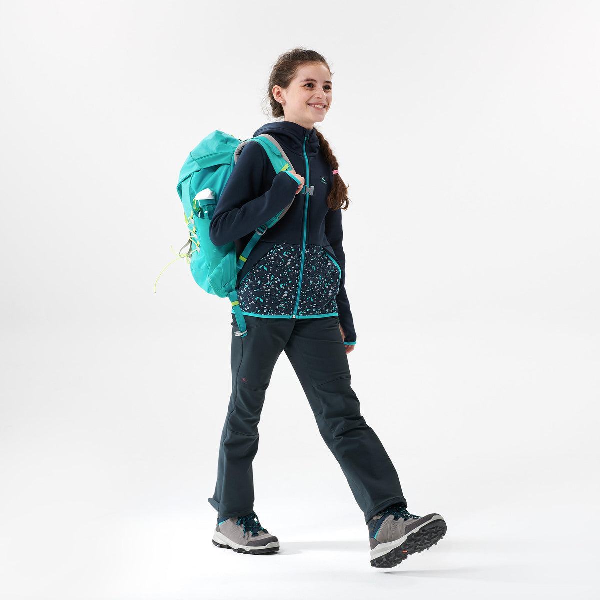 Quechua KIDS’ HIKING FLEECE - MH500 AGED 7-15 