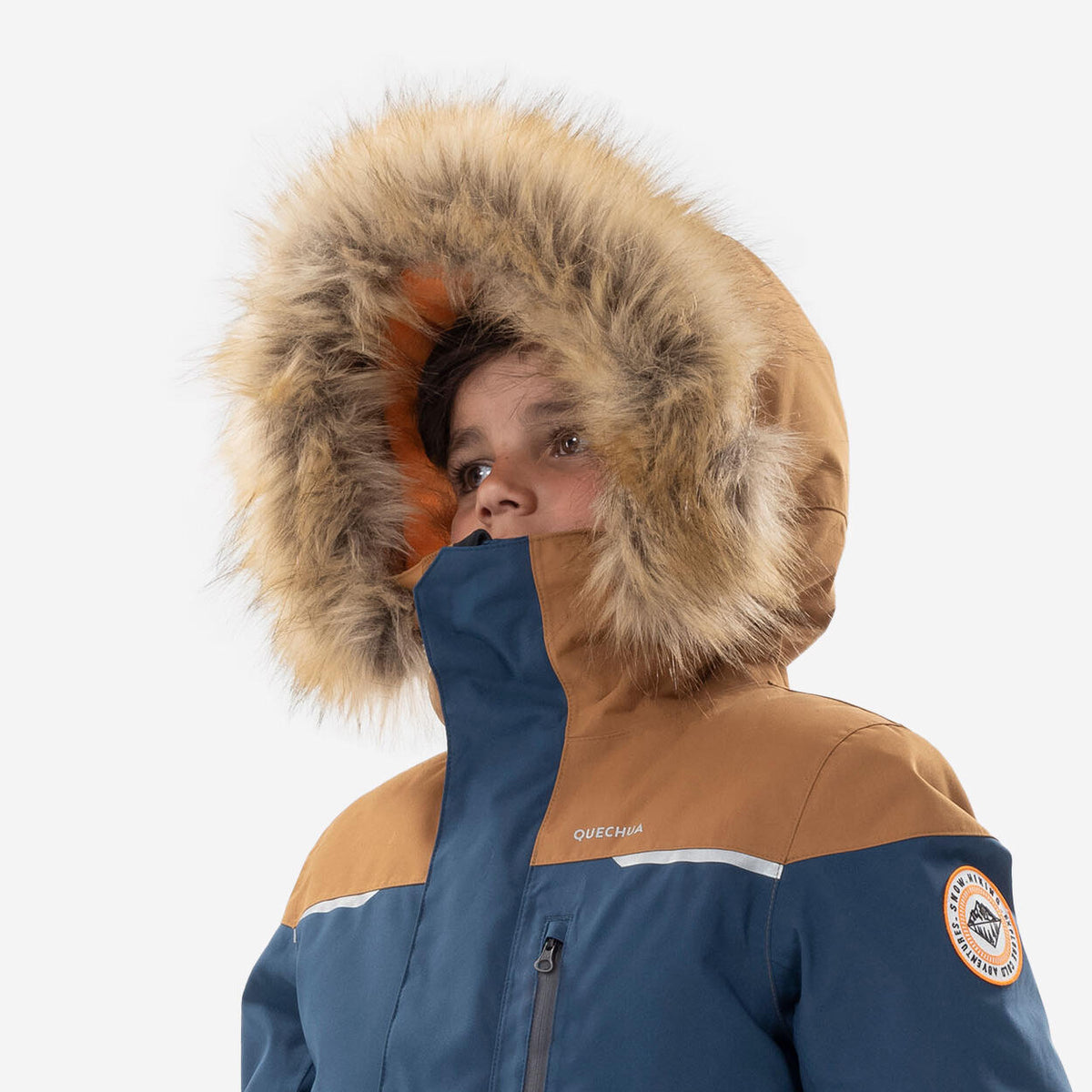 Quechua KIDS’ WARM AND WATERPROOF HIKING PARKA - SH900 -23°C - 7