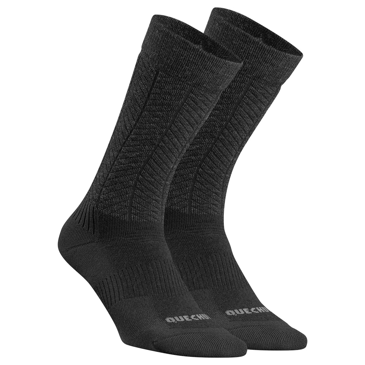Quechua Warm Hiking Socks SH500 Mid 2 Pairs