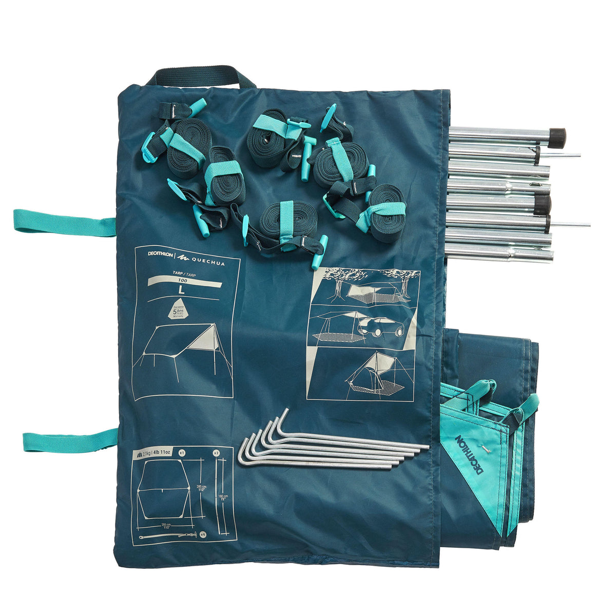 Quechua MULTIFUNCTION TARP CAMPING SHELTER