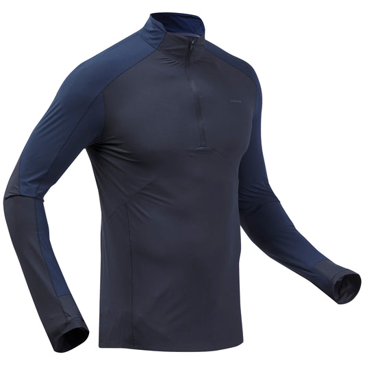 Quechua Men's Anti-UV Long-sleeved Hiking T-Shirt