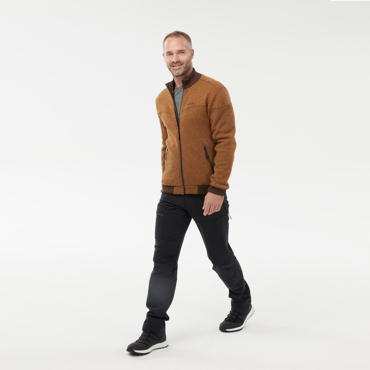 Quechua Men’s Warm Fleece Hiking Jacket 
