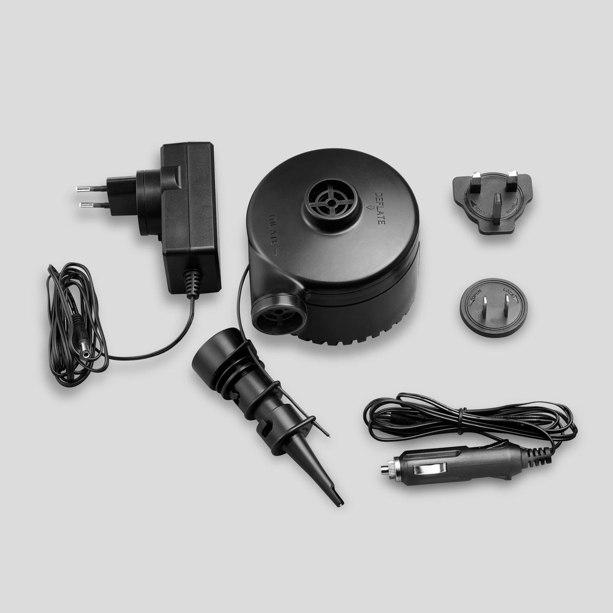 Quechua COMPACT ELECTRICAL PUMP FOR CAMPING - RECHARGEABLE USING MAINS POWER