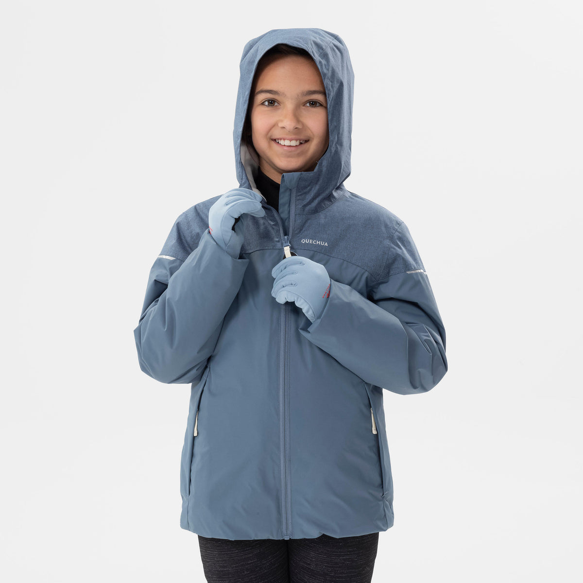 Quechua Kids’ Waterproof Winter Hiking Jacket SH100 X-Warm -3°C Age 7 