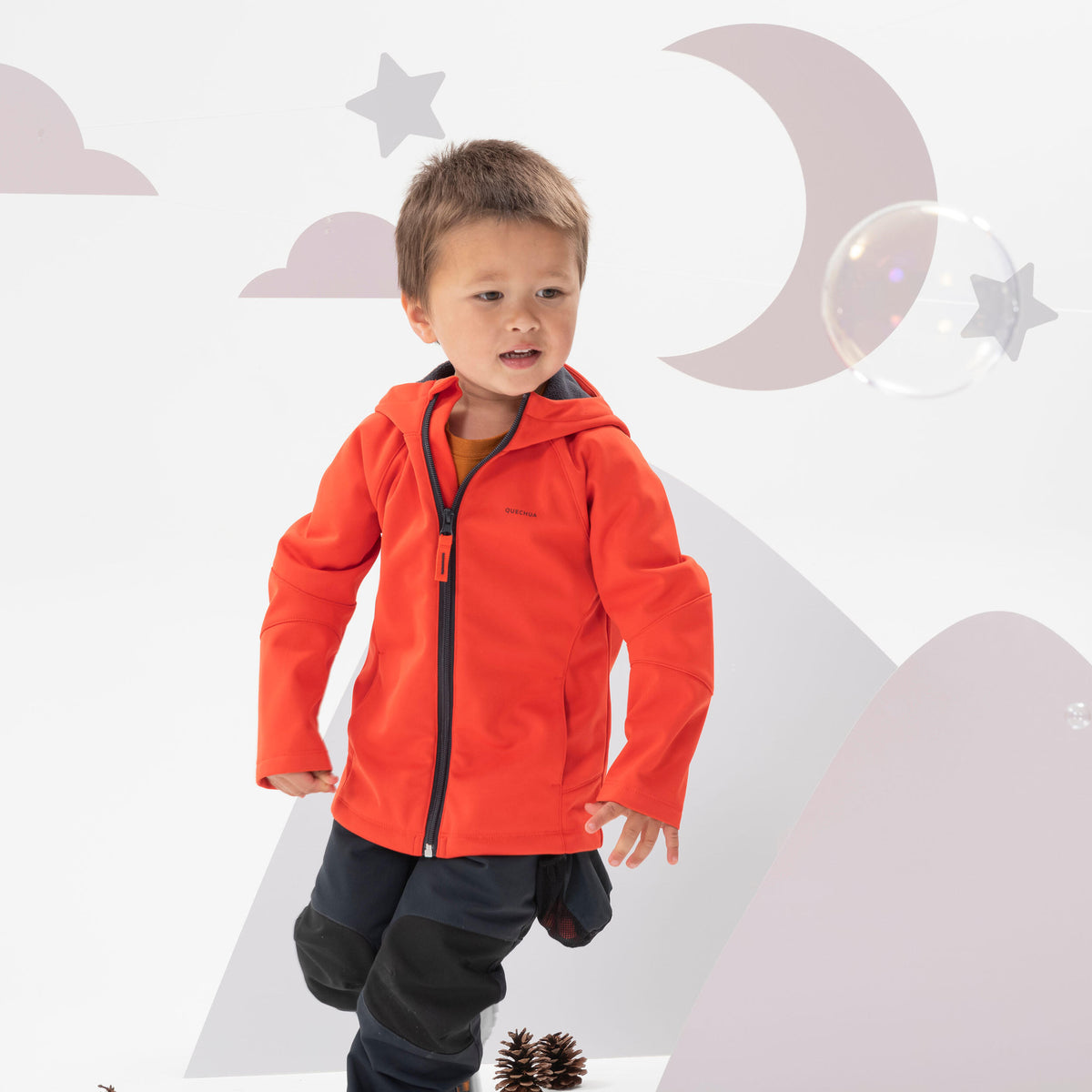 Quechua Children's Softshell Walking Jacket - 2-6 Years 
