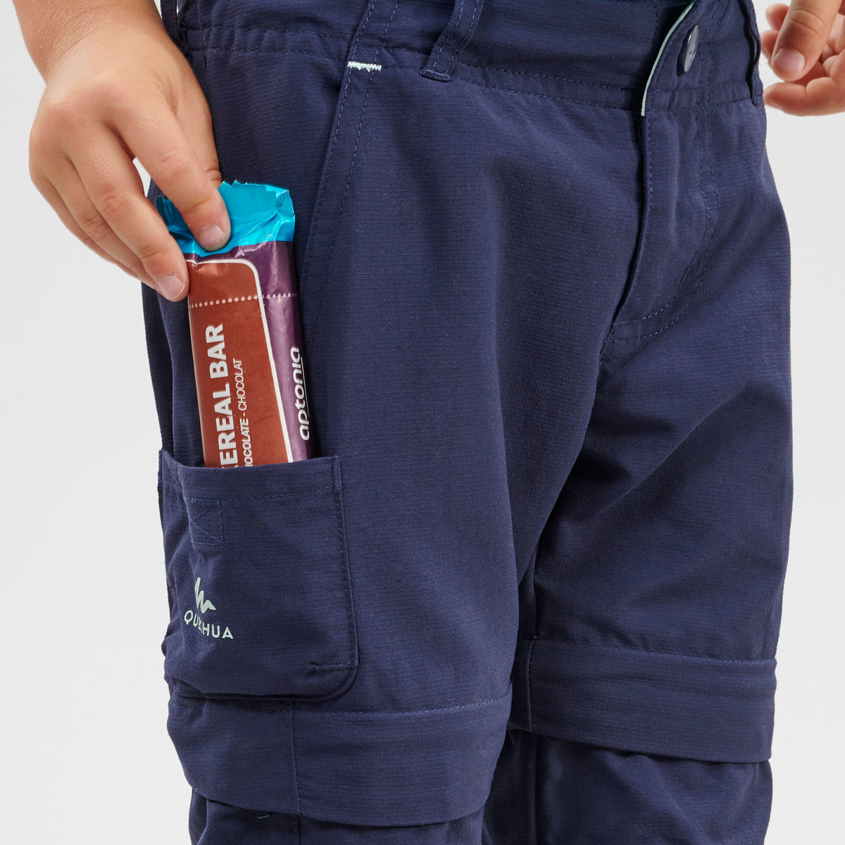 Quechua Kids' Hiking Zip-Off Trousers MH500 2