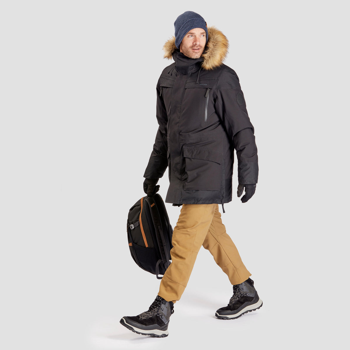 Quechua MEN'S WARM WATER-REPELLENT HIKING TROUSERS - SH100 X