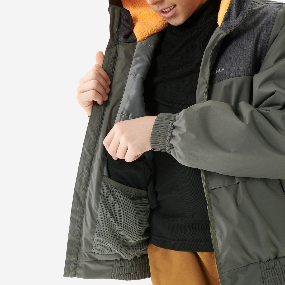 Quechua KIDS’ WARM AND WATERPROOF WINTER HIKING JACKET - SH100 -3.5°C - 7