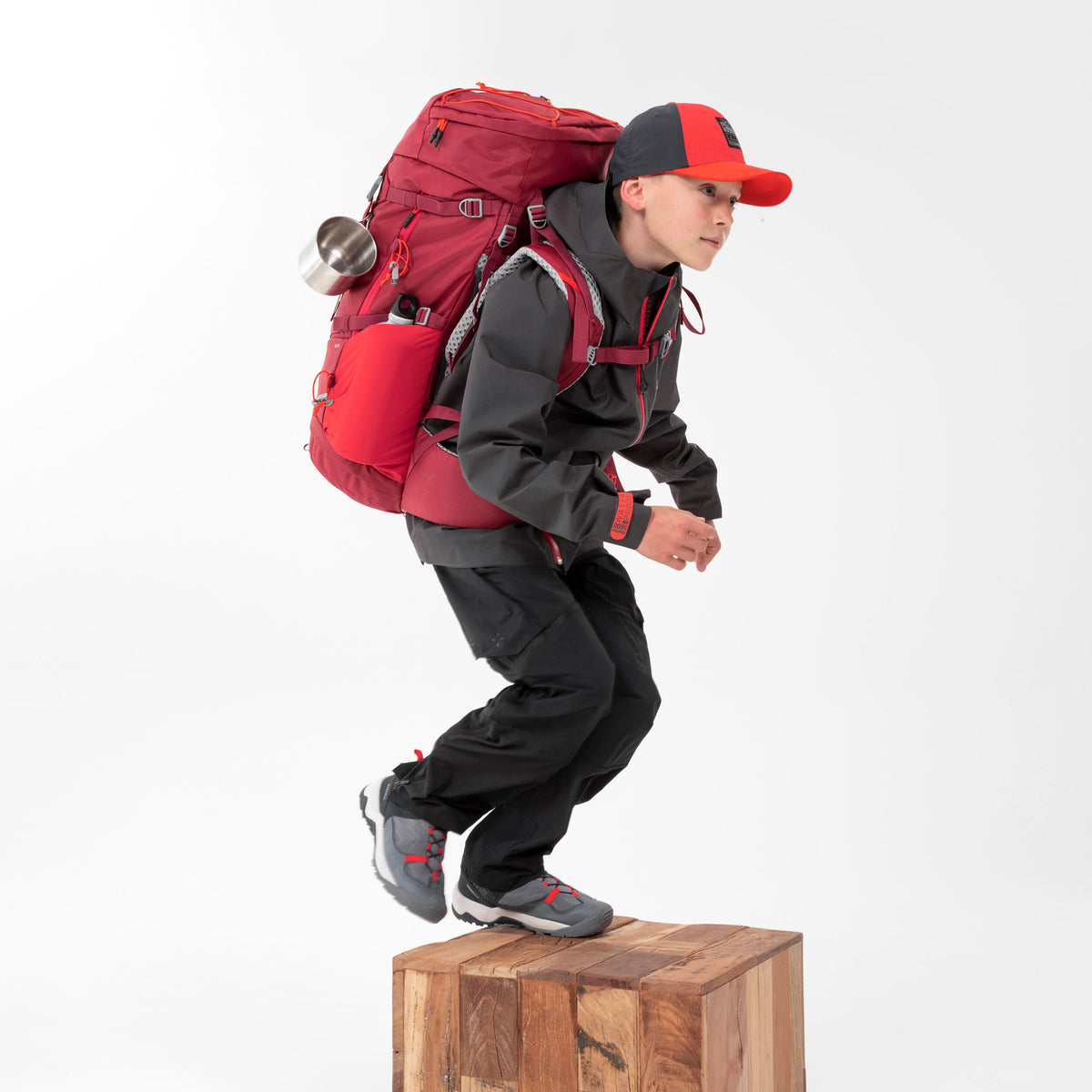 Quechua Kids Waterproof Hiking Jacket 