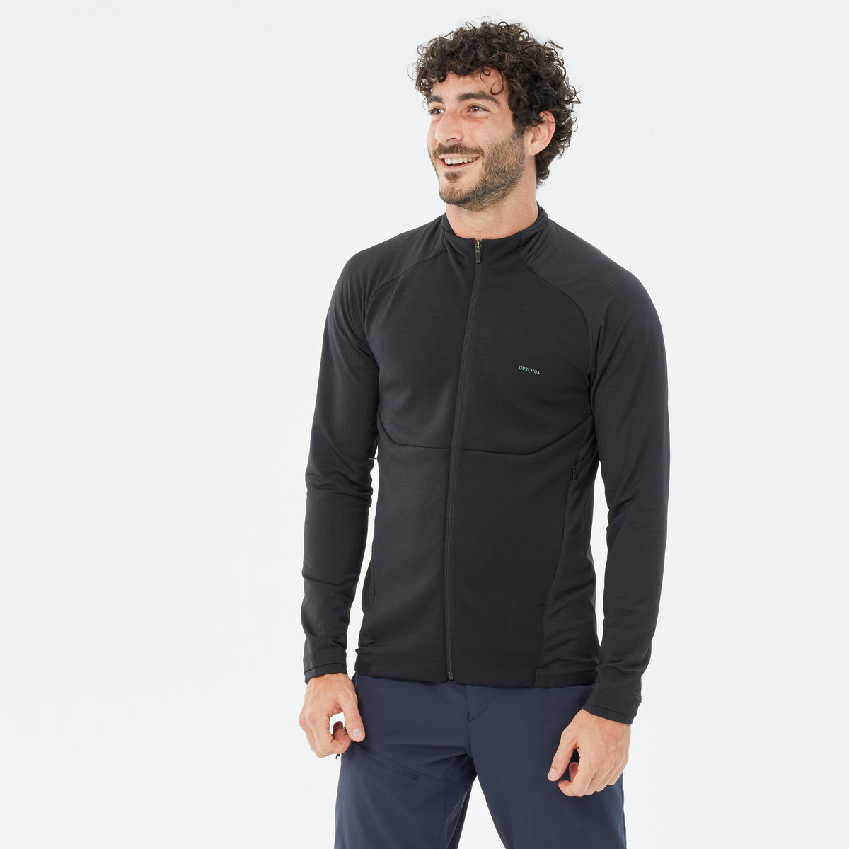Quechua Men’s Hiking Thin Fleece Jacket 