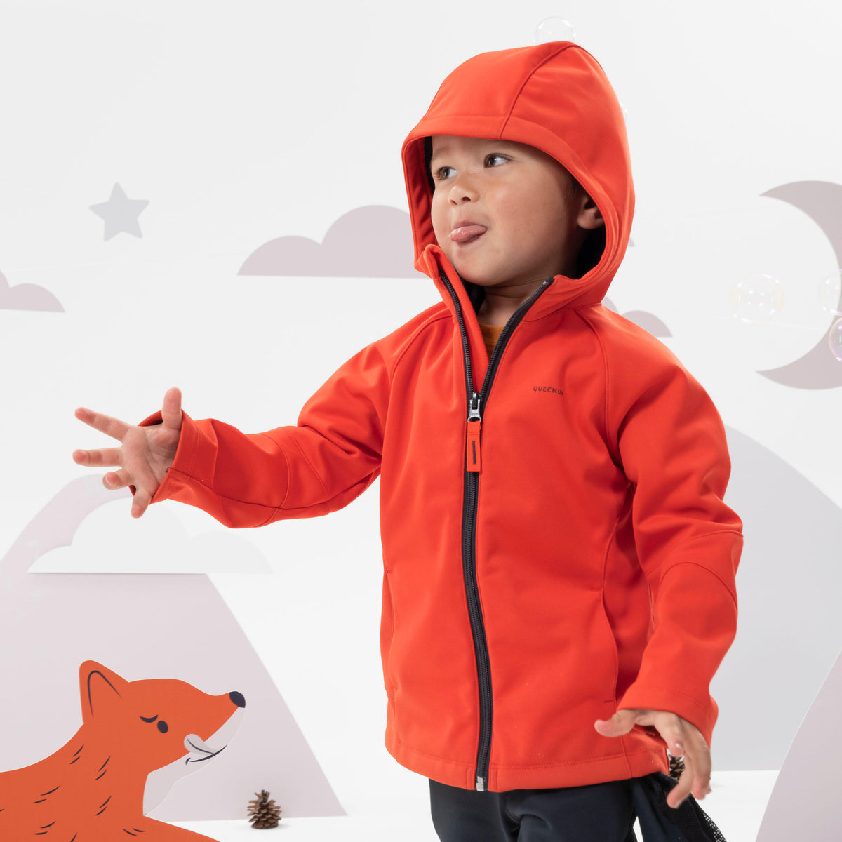 Quechua Children's Softshell Walking Jacket - 2-6 Years 