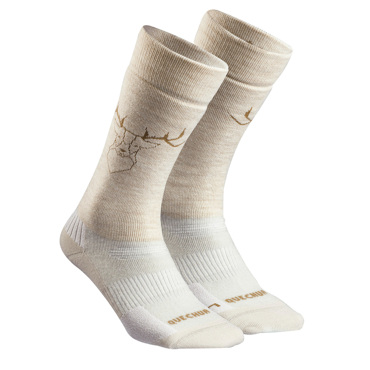 Quechua Warm Hiking Socks SH500 Mid 2 Pairs