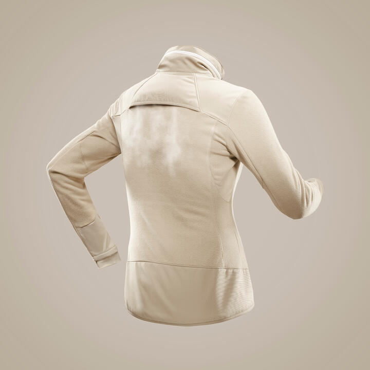 Quechua Refurbished Womens Warm Fleece Hiking Jacket - Sh500 