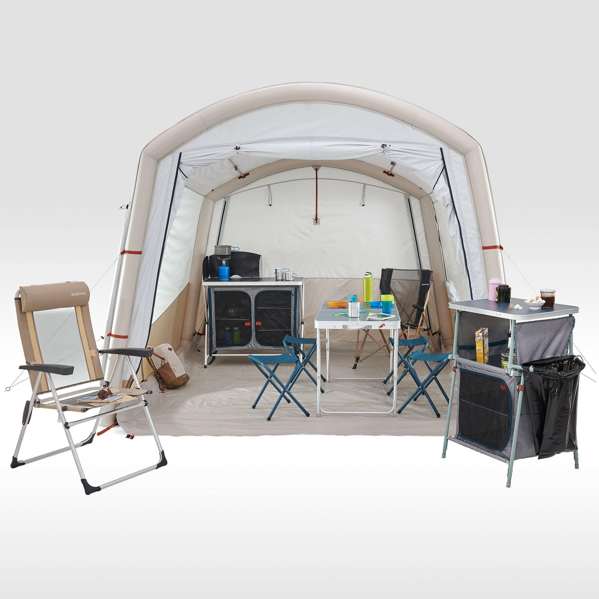 Quechua 6 Person Inflatable Camping Shelter 