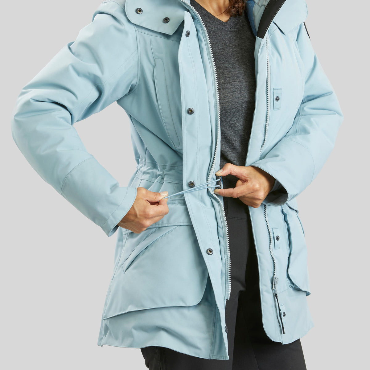 Quechua Women’s Winter Waterproof Hiking Parka - SH500 U-WARM 