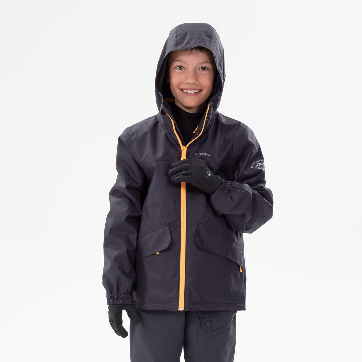 Quechua KIDS’ WARM AND WATERPROOF 3-in-1 HIKING JACKET - SH100 -0.5°C - 7