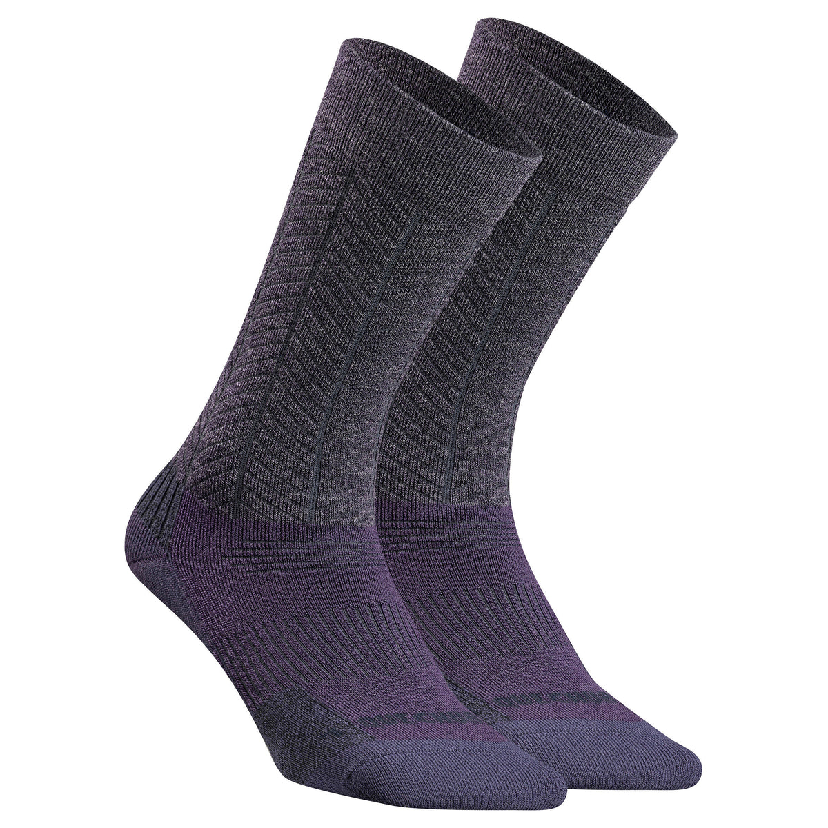 Quechua Warm Hiking Socks SH500 Mid 2 Pairs