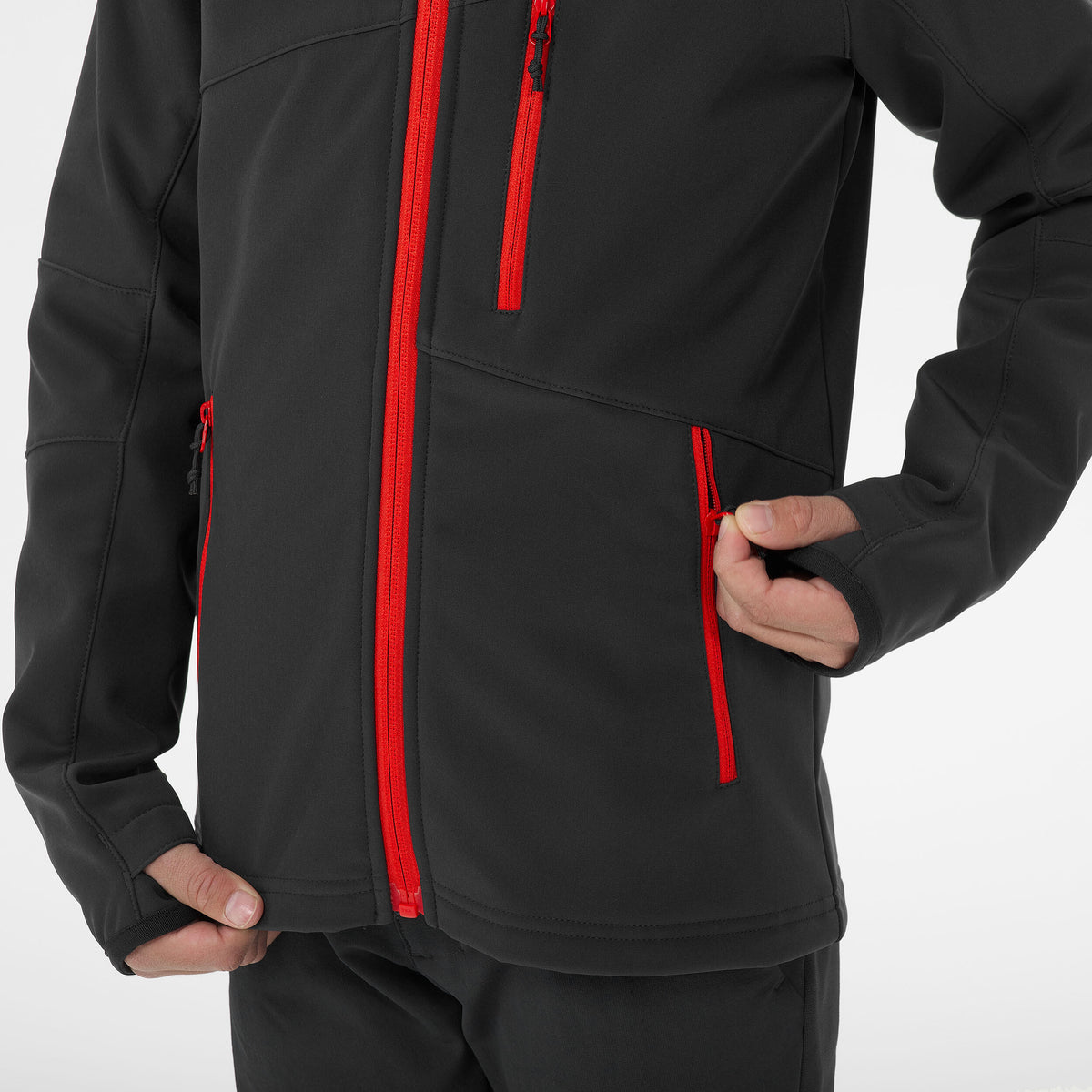 Quechua Kids’ Softshell Hiking Jacket - MH550 Black 