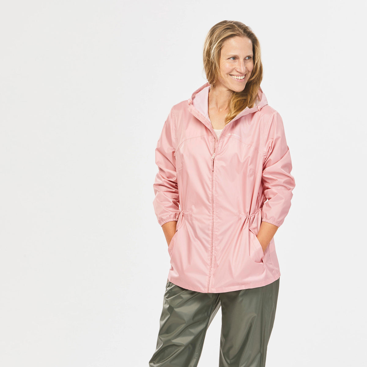 Quechua Women's Windproof And Water-repellent Hiking Jacket 