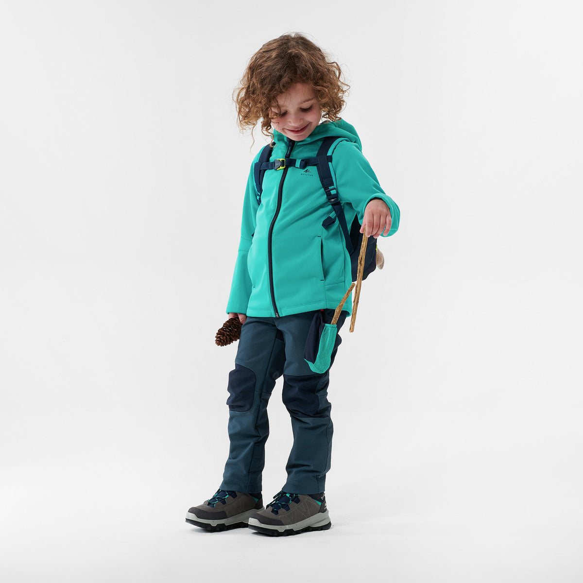 Quechua Kids’ Softshell Hiking Jacket MH550 2-6 Years 