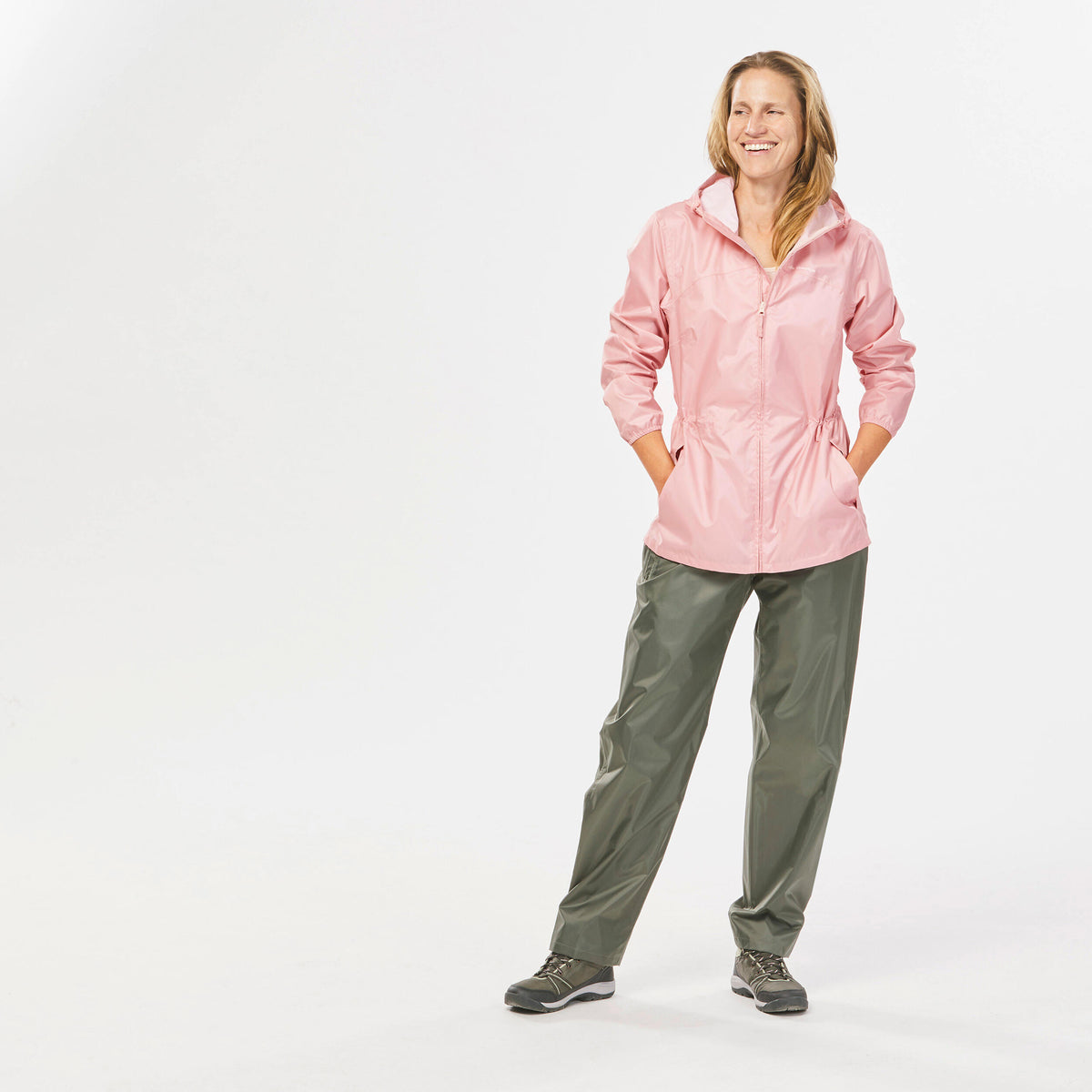 Quechua Women's Windproof And Water-repellent Hiking Jacket 