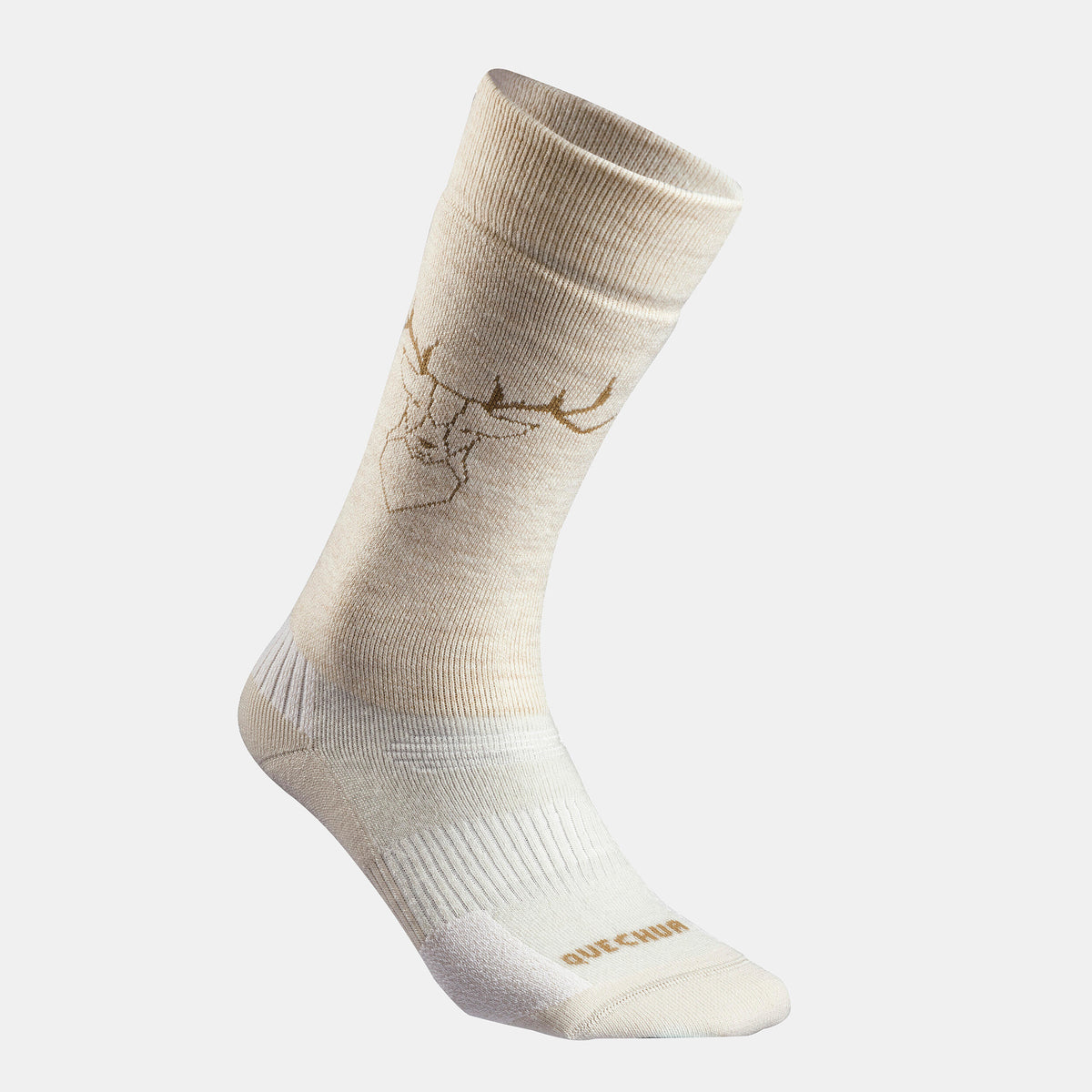 Quechua Warm Hiking Socks SH500 Mid 2 Pairs