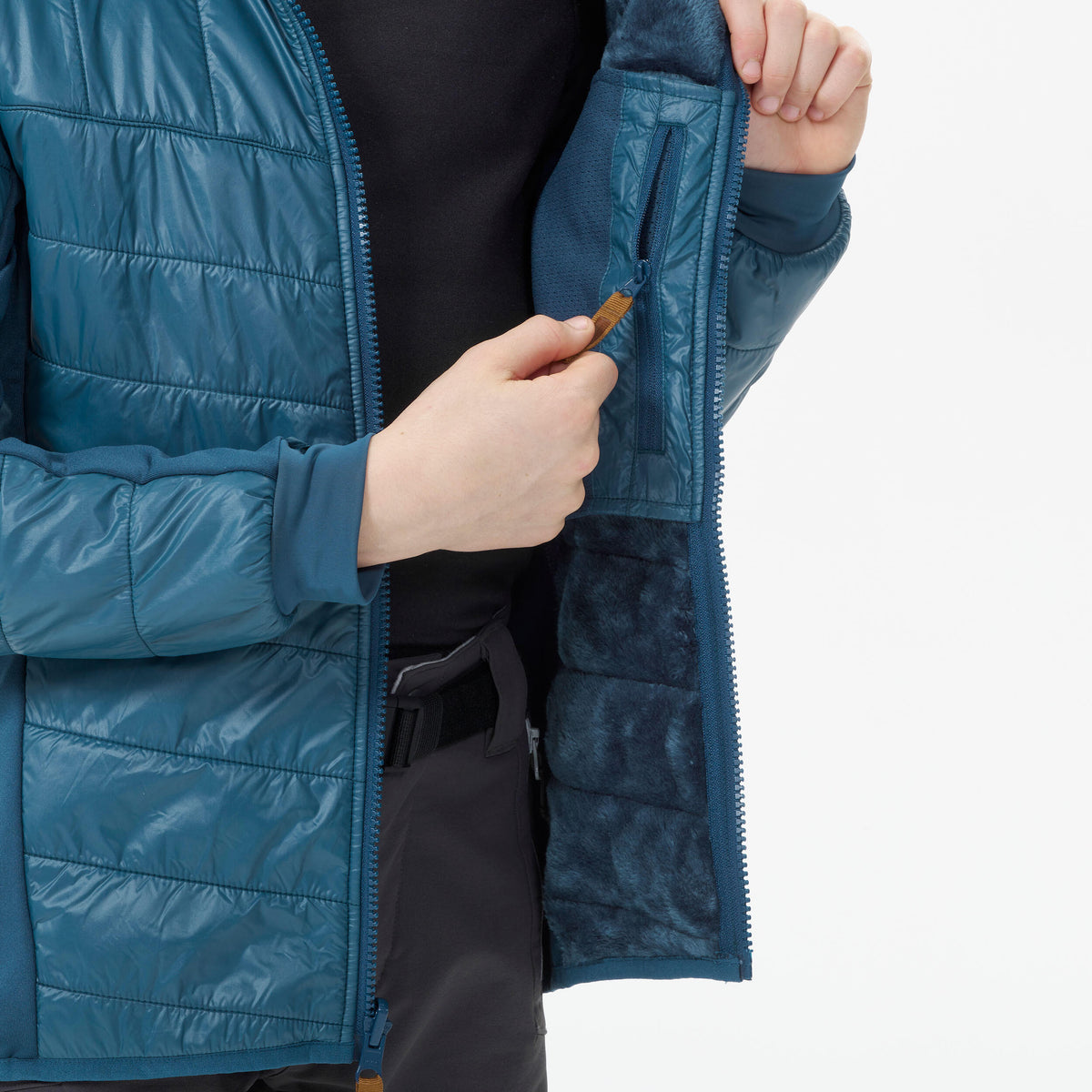 Quechua KIDS’ 3-in-1 WATERPROOF HIKING JACKET - SH500 X-WARM -8°C - AGES 7