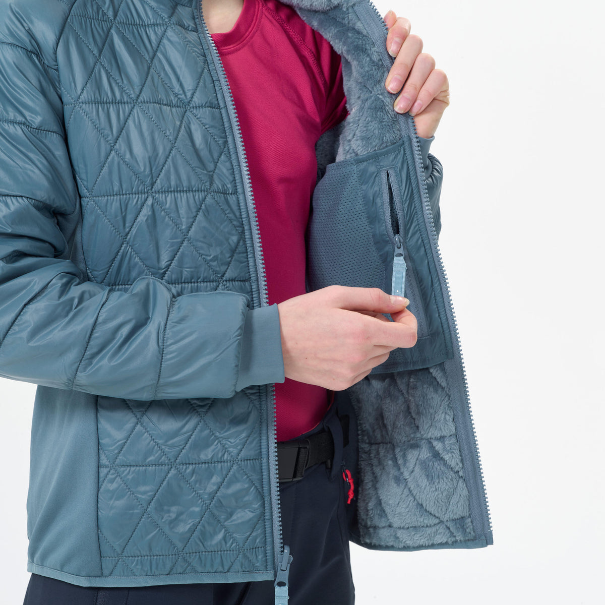 Quechua KIDS’ WARM AND WATERPROOF 3-in-1 HIKING JACKET - SH500 MT -10°C - 7