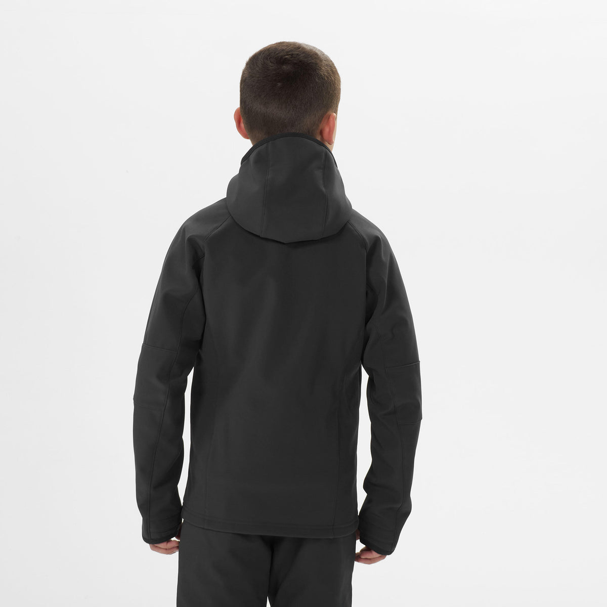 Quechua Kids’ Softshell Hiking Jacket - MH550 Black 