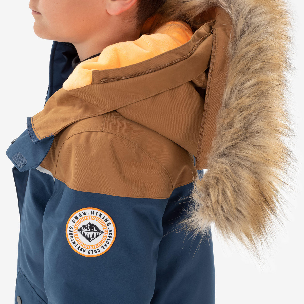 Quechua KIDS’ WARM AND WATERPROOF HIKING PARKA - SH900 -23°C - 7
